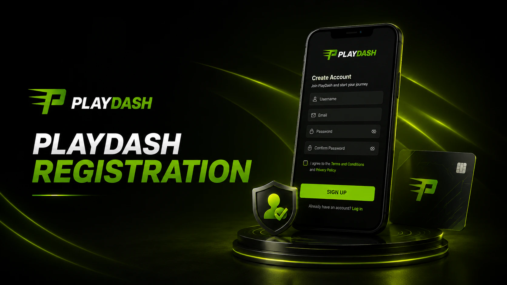 PlayDash Registration